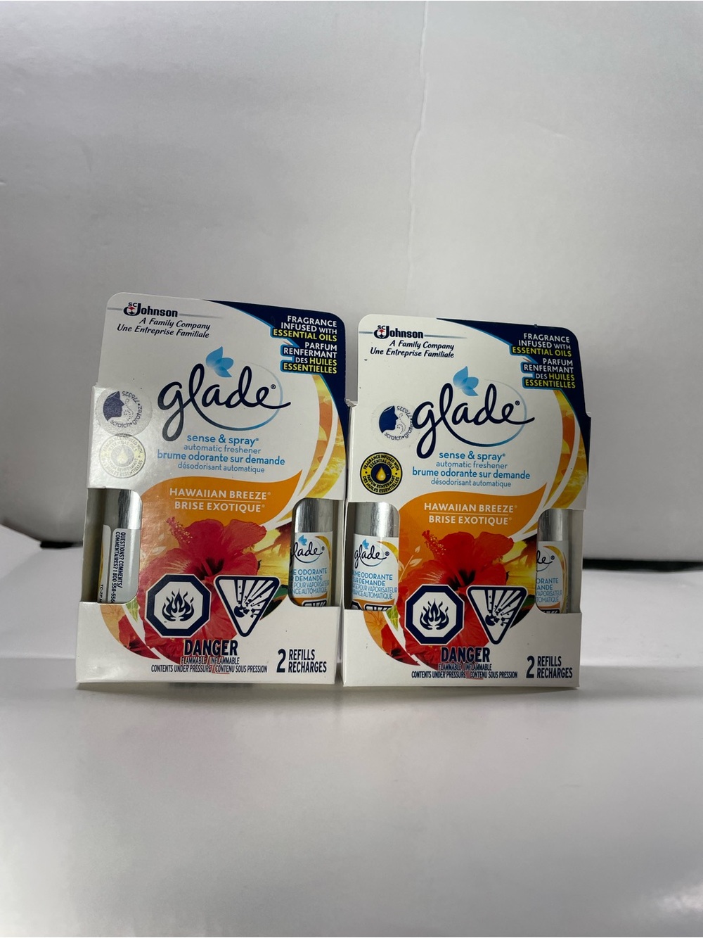 Glade Sense and Spray Hawaiian Breeze  Concentrated Refill 2 Pack 0.86 oz 24.4g